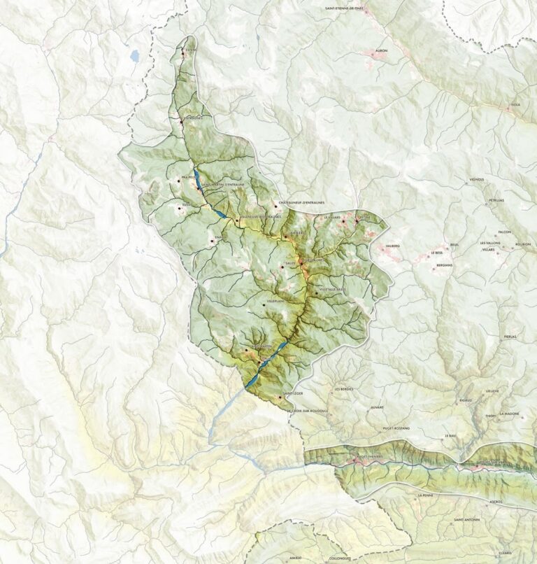 Unité paysagère : le Haut Var et les gorges de Daluis
