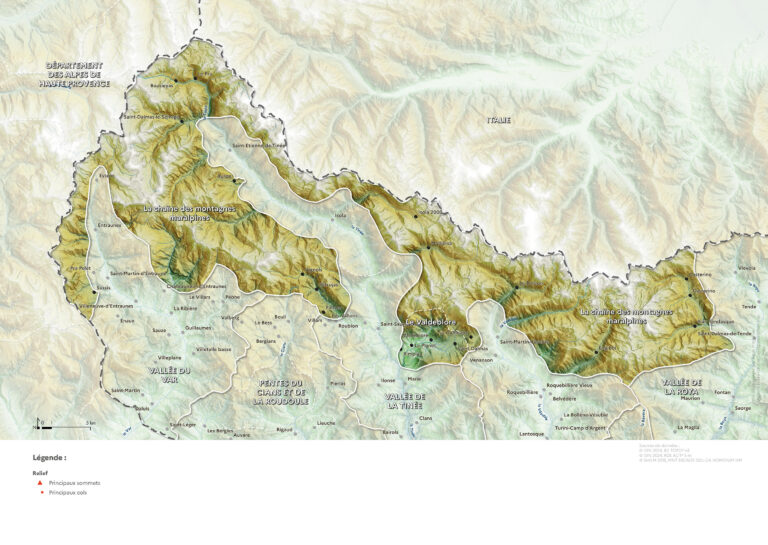 Carte du relief