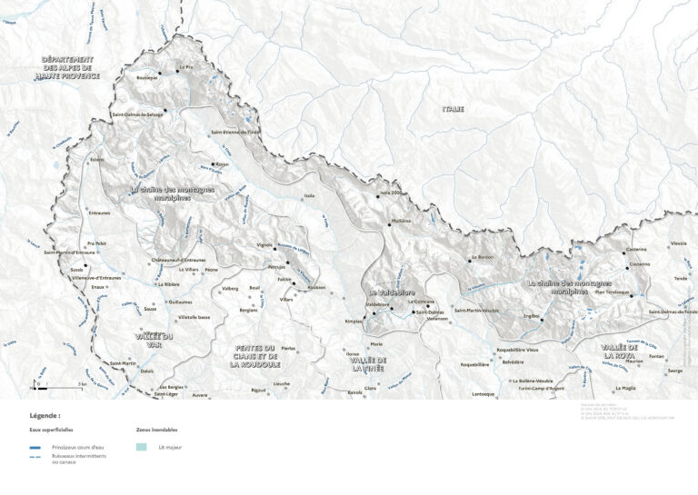 Carte de l'hydrologie