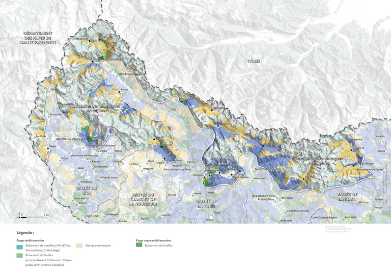Cartes des milieux et espaces naturels