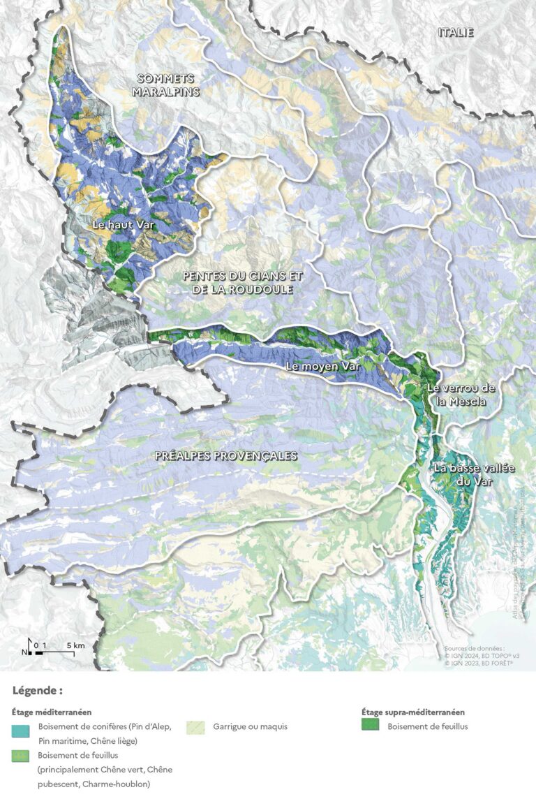 Cartes des milieux et espaces naturels