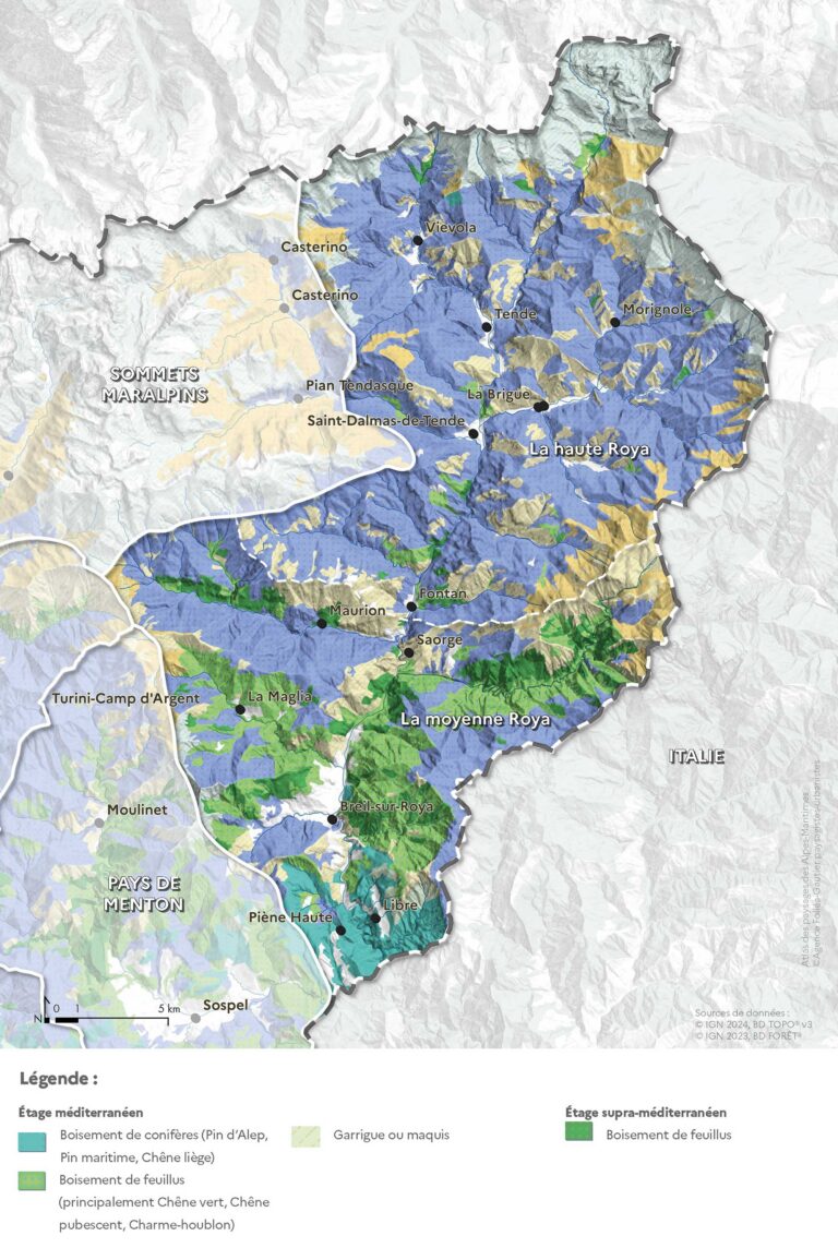 Cartes des milieux et espaces naturels