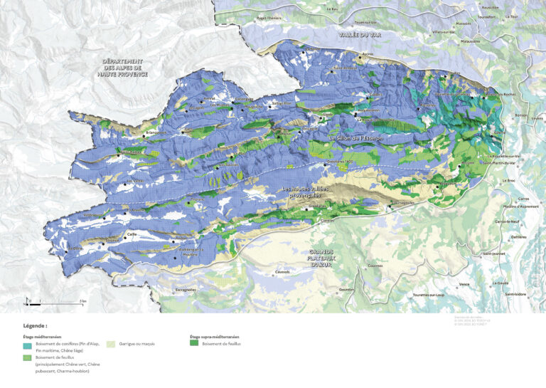 Cartes des milieux et espaces naturels
