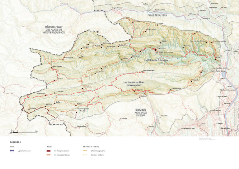 Carte des routes