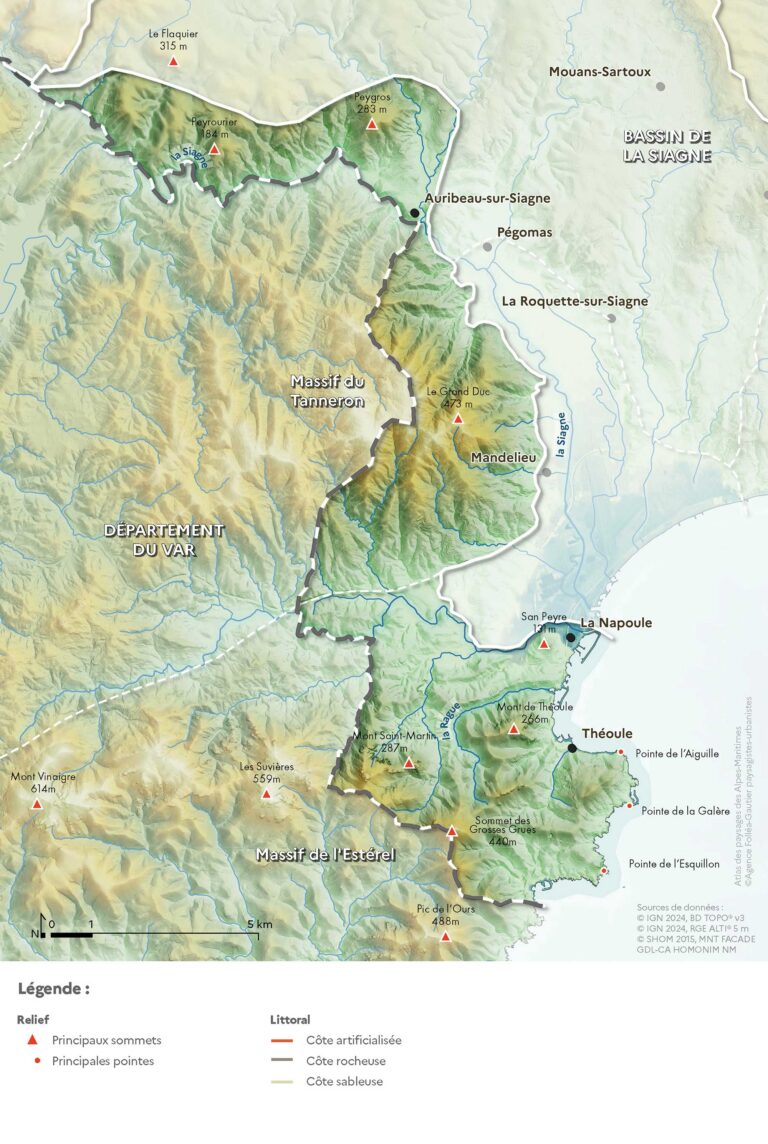 Carte du relief