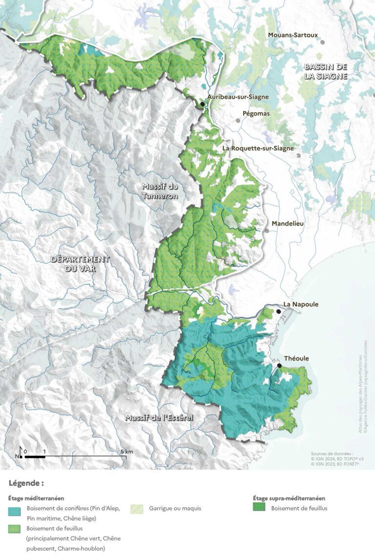 Cartes des milieux et espaces naturels