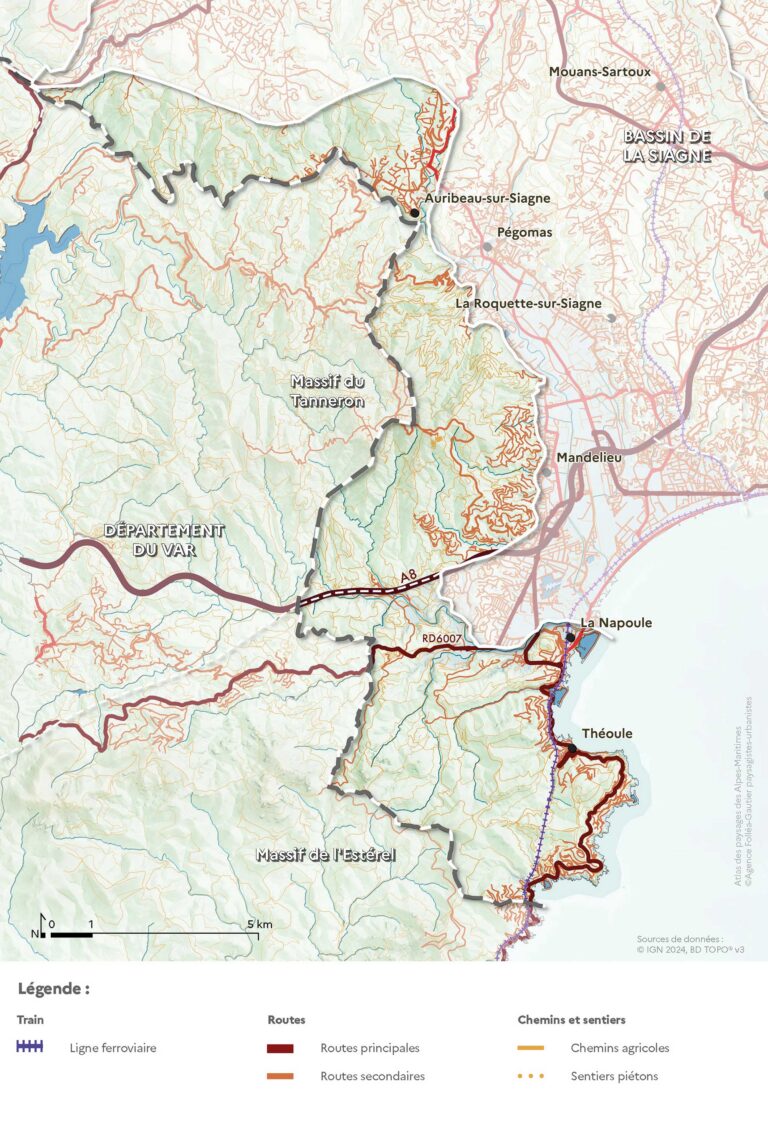 Carte des routes