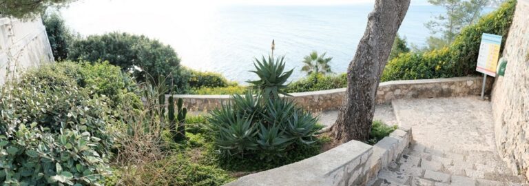 Sentier du littoral sur le Cap Ferrat.