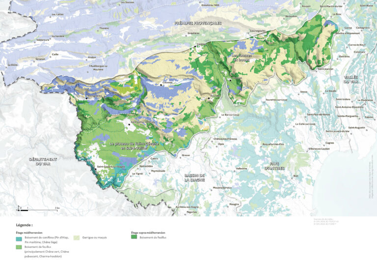 Cartes des milieux et espaces naturels