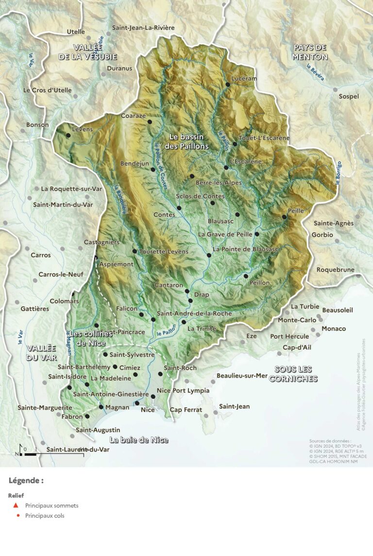 Carte du relief