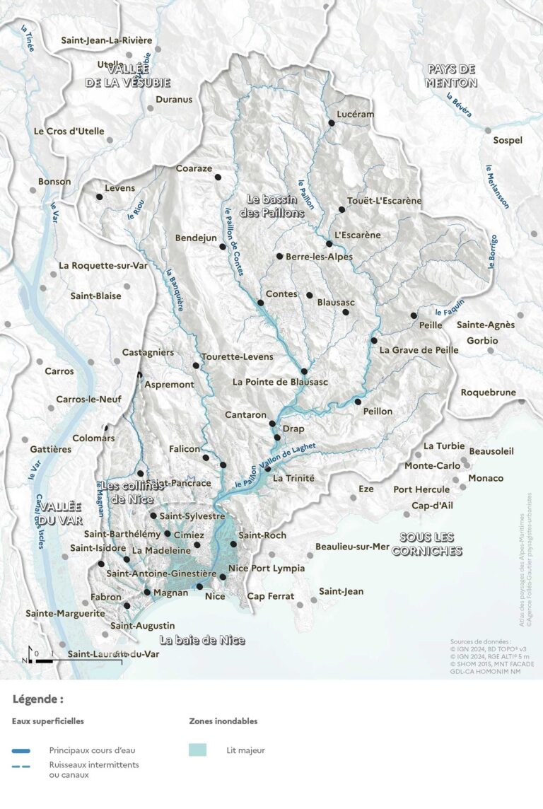Carte de l'hydrologie