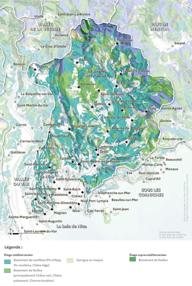 Cartes des milieux et espaces naturels