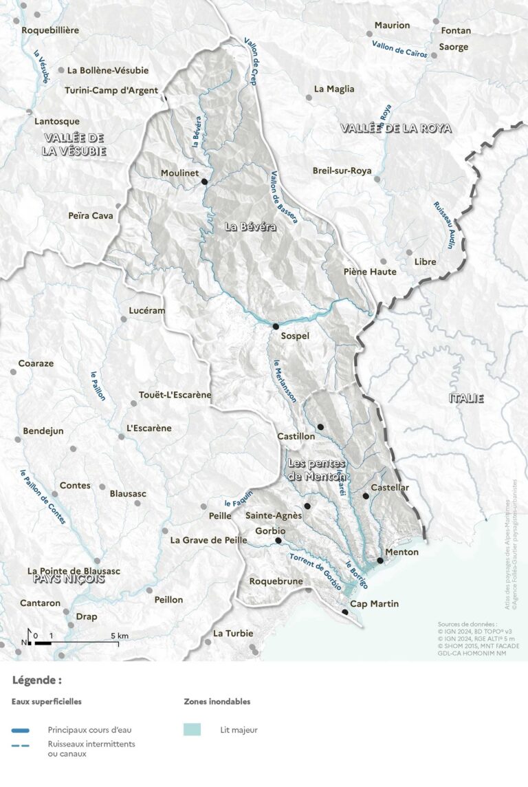 Carte de l'hydrologie