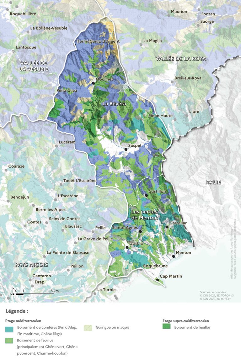 Cartes des milieux et espaces naturels