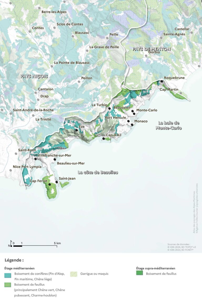Cartes des milieux et espaces naturels