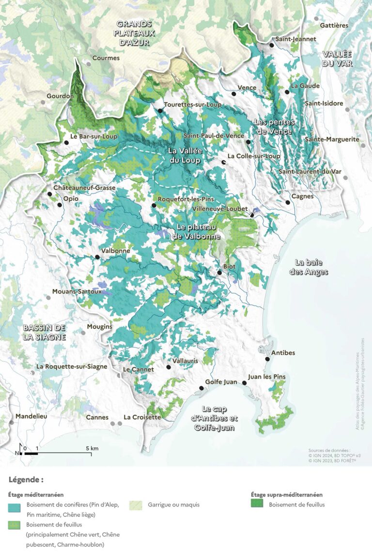 Cartes des milieux et espaces naturels