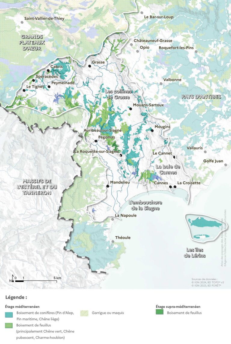 Cartes des milieux et espaces naturels